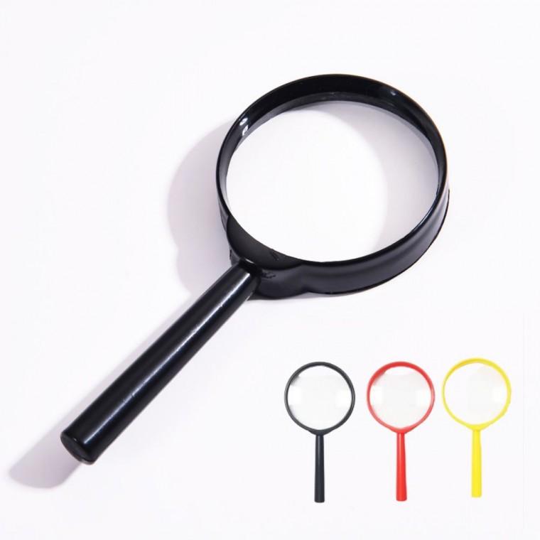 컬러 돋보기 60mm 휴대용 미니 확대경 독서 관찰 신문