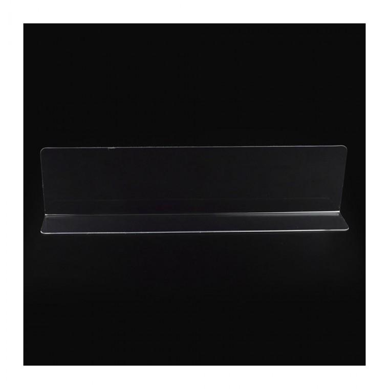 투명 L형 칸막이 분리 25x6cm 아크릴 서랍 1P 정리 구획 공간 배치