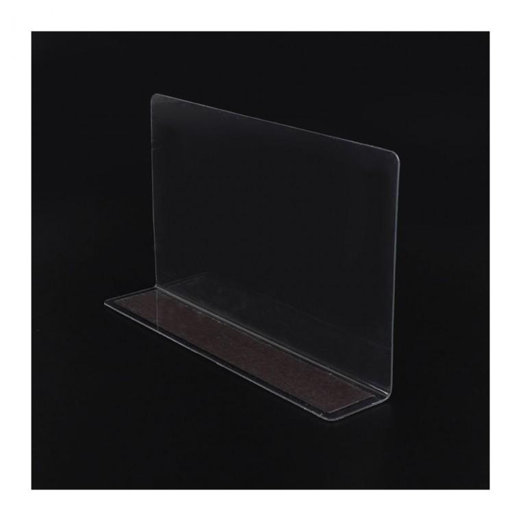 자석 L형 칸막이 20x12cm 1P 서랍 구획 간편 분리 정리 투명 이동