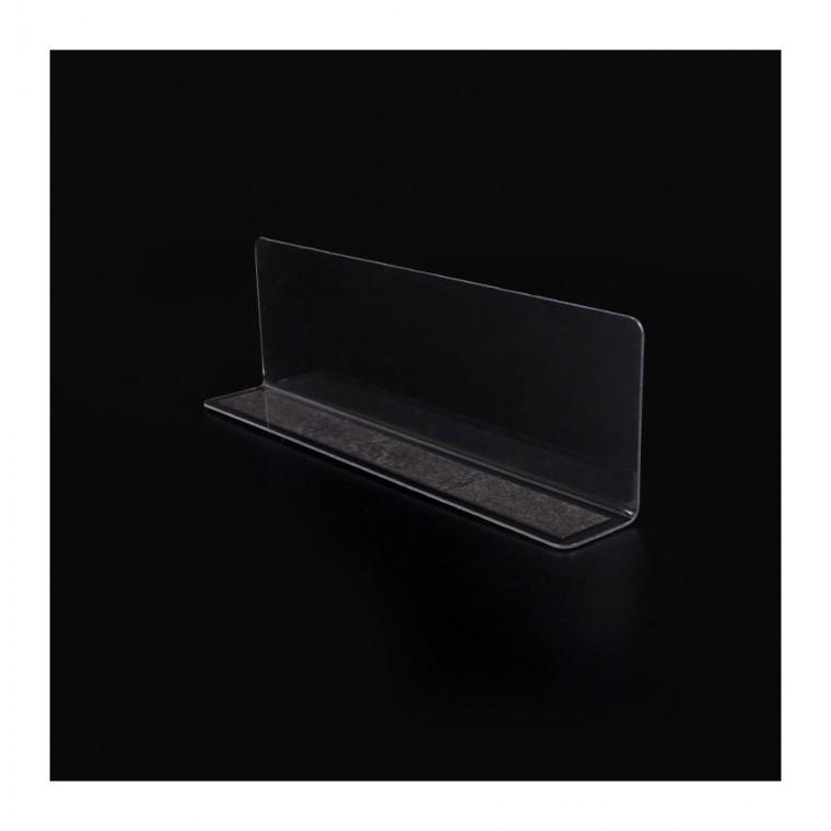 자석 L형 칸막이 이동 정리 분리 1P 20x6cm 투명 서랍 간편 구획