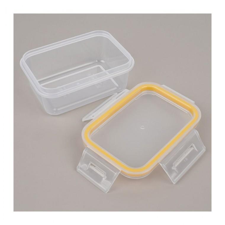 밀폐 보관 투명 냉장 차단 뚜껑 소분 위생 사각 반찬통 누수 220ml