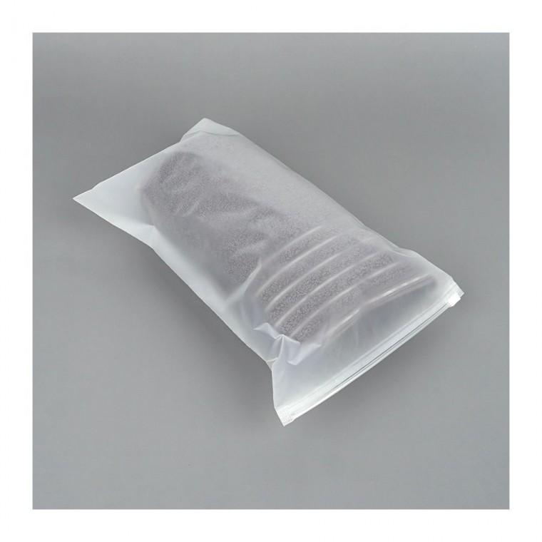 반투명 PVC 지퍼 노트 파우치 20x30cm 정리 서류 태블릿 의류 여행