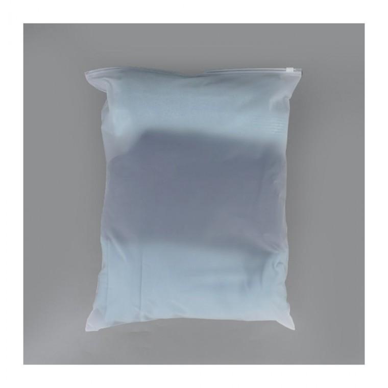 반투명 PVC 지퍼 의류 여행 대형 이불 파우치 정리 옷 35x45cm 침구