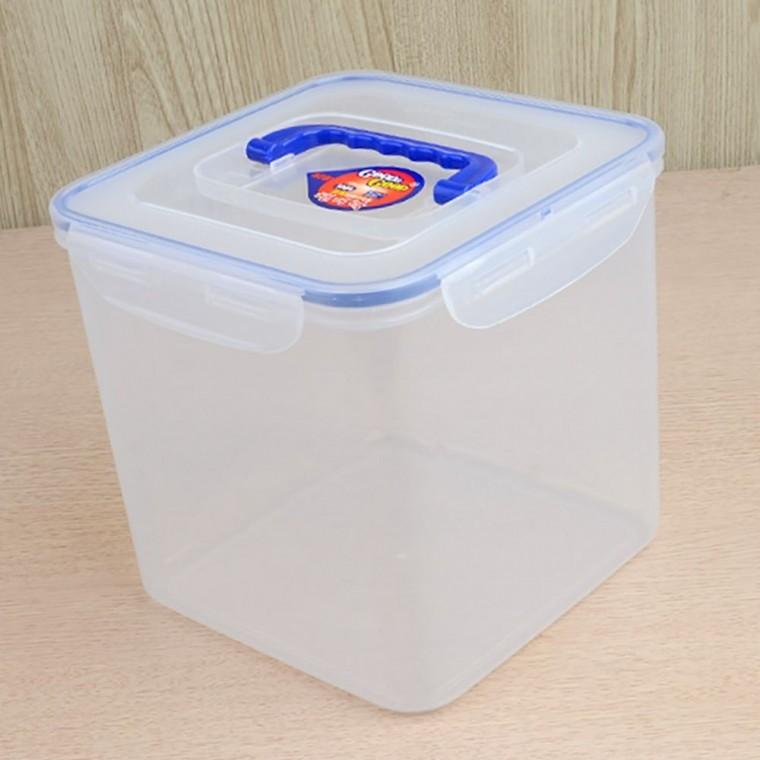 주방용기 밀폐용기 반찬통 2.4L 뚜껑 안전 식품저장 손잡이 4.2L 핸들형 냉장고