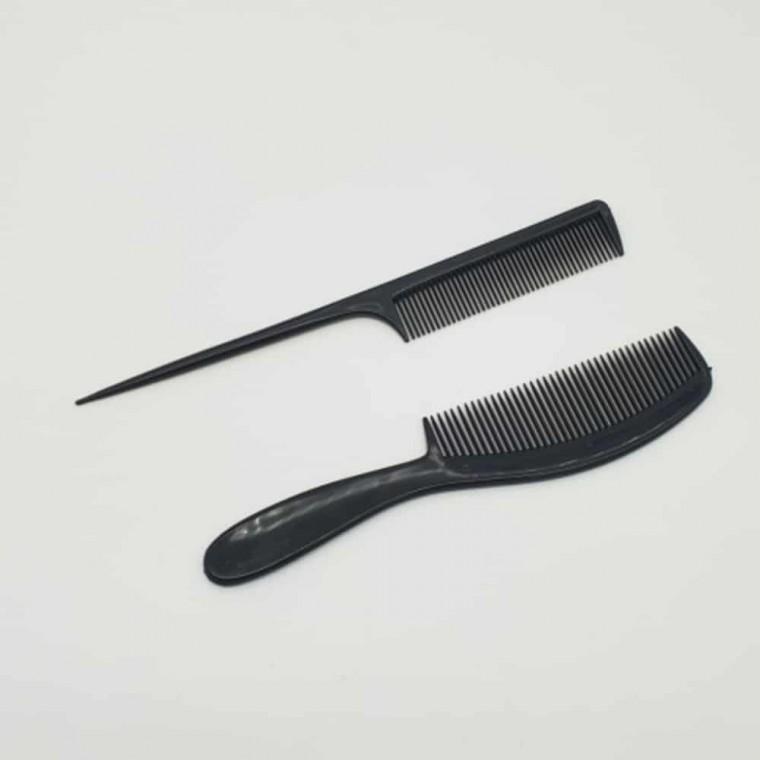 헤어 꼬리빗 2종세트 머리빗 헤어빗 여자빗 컷트빗 미용빗