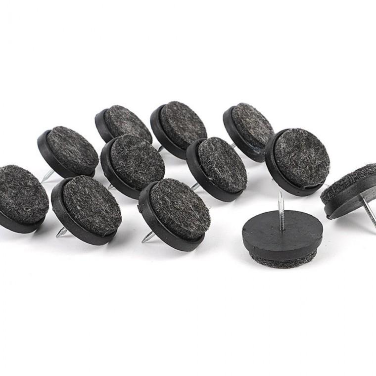 코르크압정 충격흡수압정 12P 코르크 클립 소음방지 부착 펠트 게시판 사무실 벽 주의