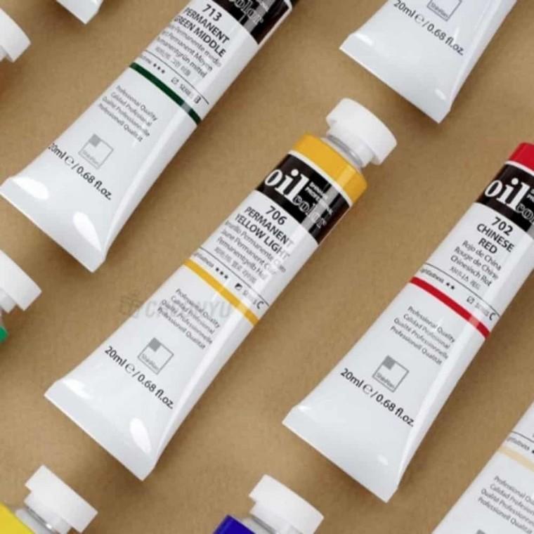 유화 물감 20ml 12색 그림물감 유화재료 미술용품 유화용품 미술도구