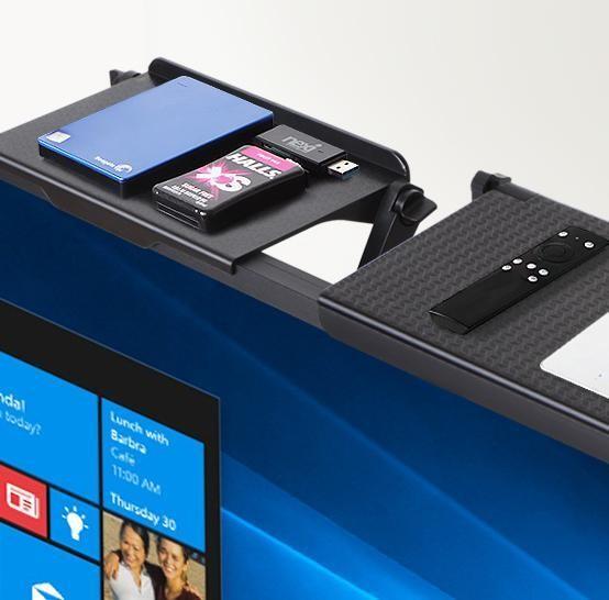 TV 위 상단 선반 휴대폰거치대 컴퓨터선반