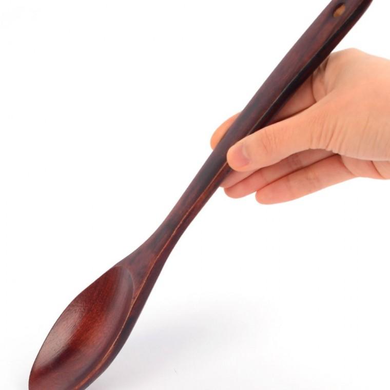 나무주걱 볶음주걱 스푼 큰 원목 옻칠 볶음기 주방 요리 국자 조리 뜨개 숟가락