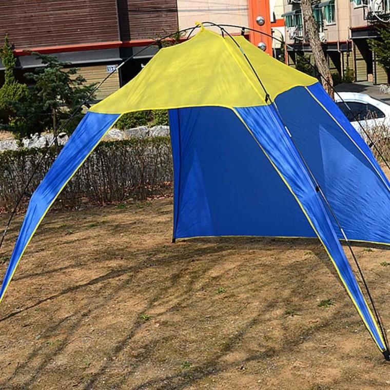 휴대용 야유회 검은색 접어넣기 그늘막 여름 포함 폴딩 야외 캐노피 수납가방 차광