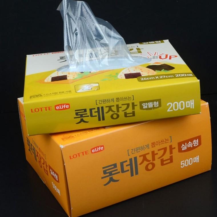 위생장갑 비닐장갑 위생 실속 요리 알뜰 청소 투명 일회용 500매 손보호 200매 조리