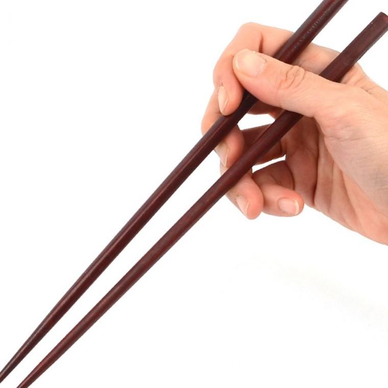 옻칠젓가락 나무 가정용 미끄럼방지 내열 원목 우드 옻칠 젓가락 식탁 5벌 손잡이