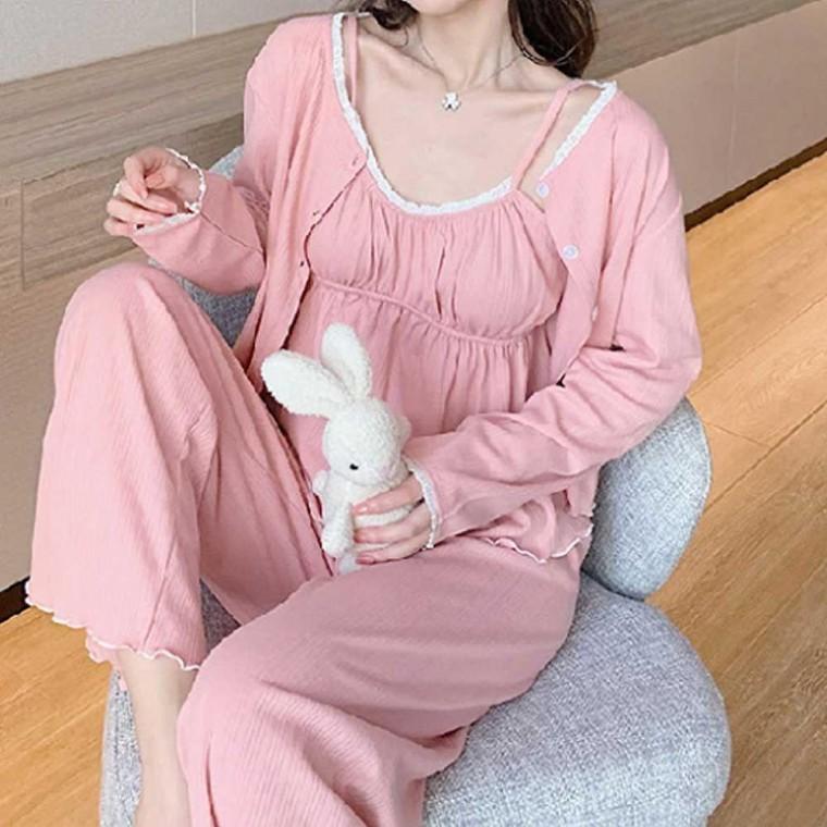 여름 실내복 나시 가디건 여자 세트 라운지웨어