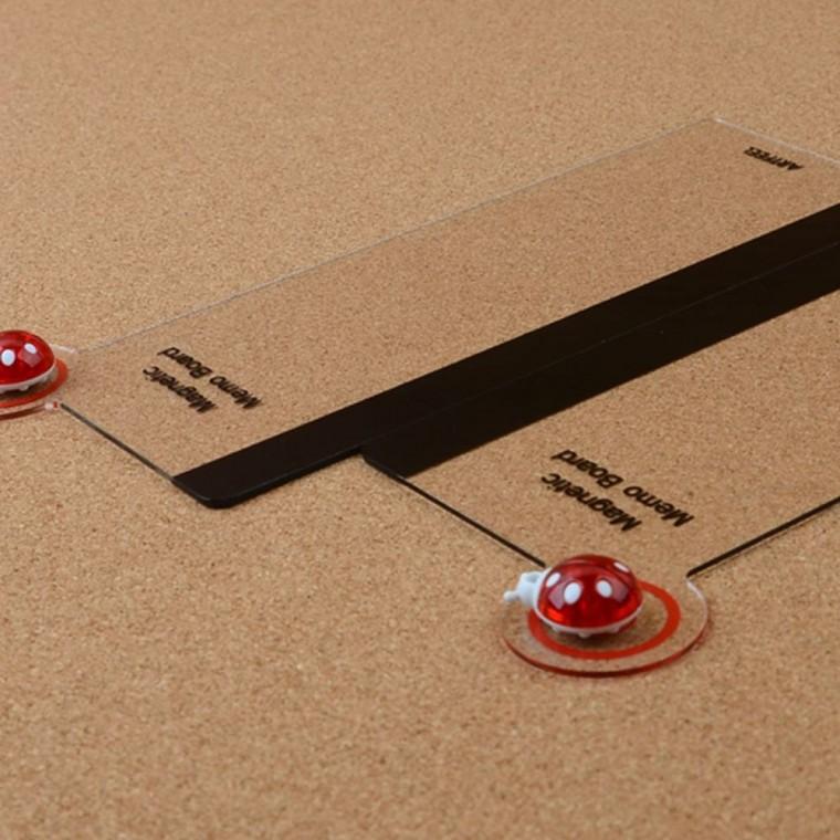 메모꽂이 자석 모니터 부착 PC 사무 책상 스탠드 명함 보드 철제 메모