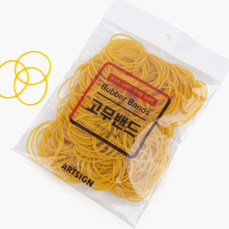 소형고무줄 작은고무줄 묶음 소포 실생활 120g 포장재 보관 밴딩 다양한굵기 튼튼한