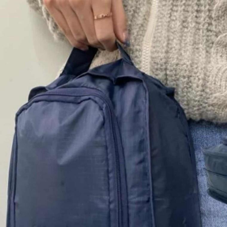 여행용 신발 주머니 보조가방 네이비 파우치 여행가방 신발가방 파우치가방 실내화주머니