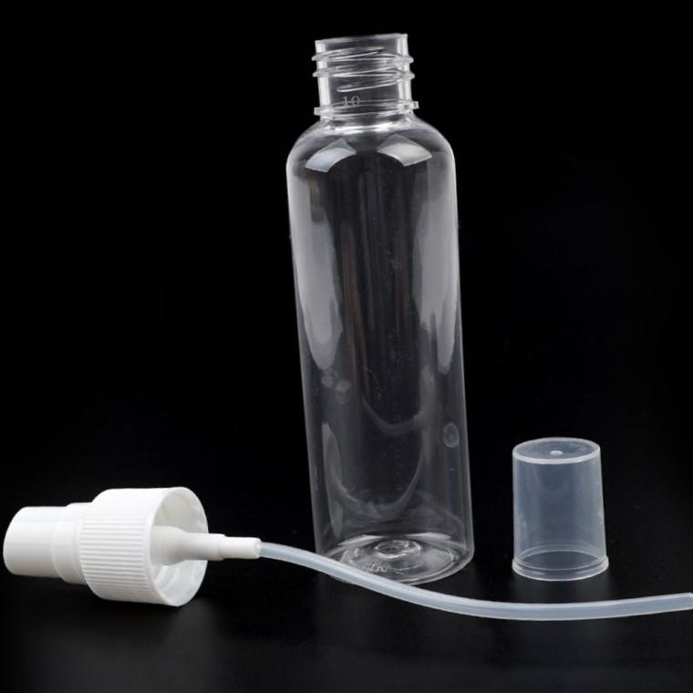공용기 스프레이 스프레이병 60ml 투명 세정제 화장품소분 여행휴대 미스트 분무기