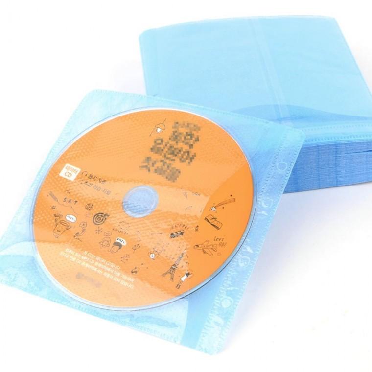 100p 부직포 CD 보호 케이스 DVD 보관 앨범 먼지차단 분류 디스크 음반