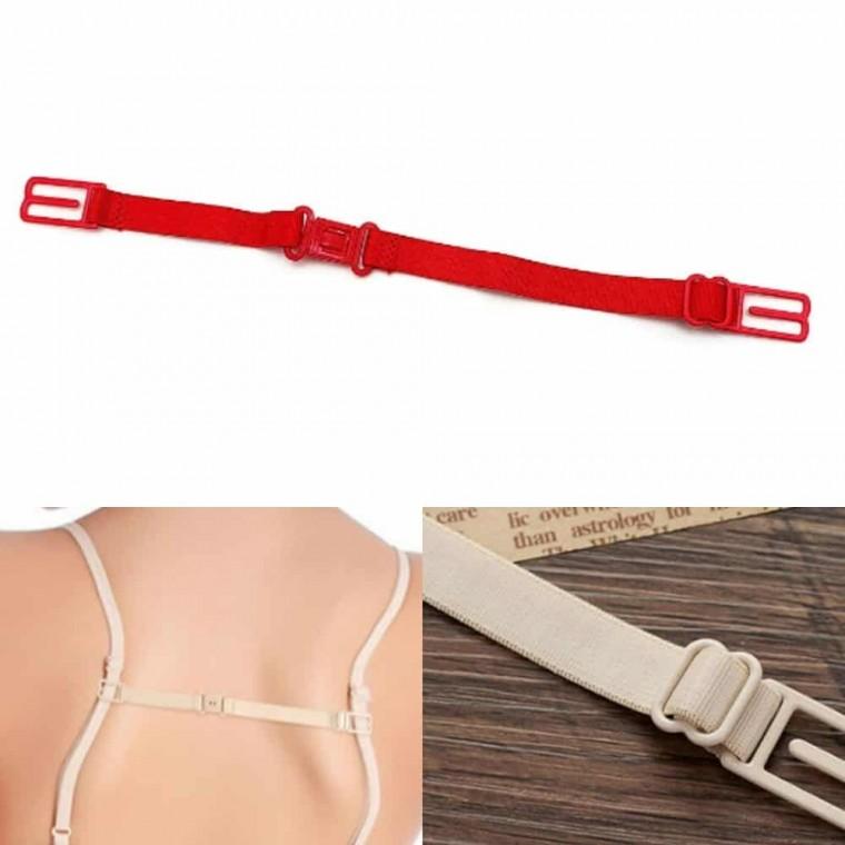 브라 고정끈 빨강 브래지어끈흘러내림방지 보조브라끈 패션 브라끈 브래지어고정끈 브래지어흘러내림방지후