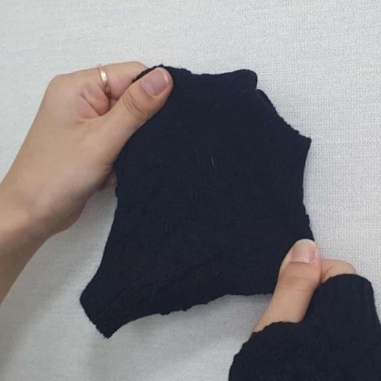 여성 핸드워머 (블랙) 팔워머 손워머 핸드토시 방한팔토시 손목워머