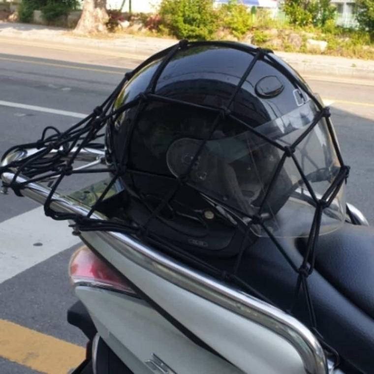 오토바이 그물망 30x30 블랙 자전거그물망 오토바이탄성로프 오토바이짐끈