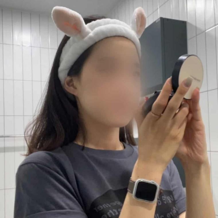 토끼 세안밴드화이트 귀여운헤어밴드 미용밴드 헤어밴드 머리밴드 헤드밴드