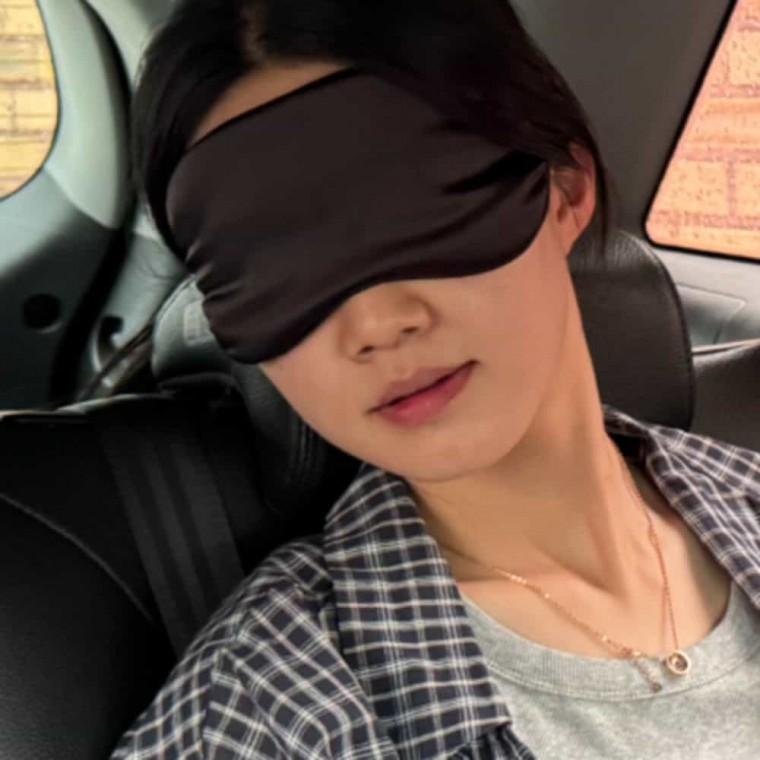 실크 암막 수면안대 블랙 실크수면안대 블랙안대 비행기안대