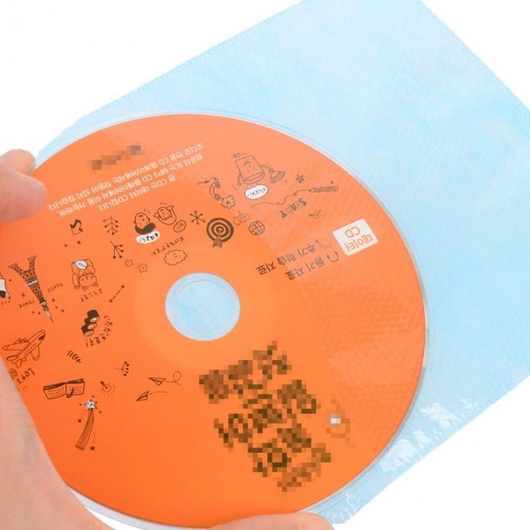 100p 부직포 보관 음반 앨범 CD 보호 분류 먼지차단 디스크 DVD 케이스