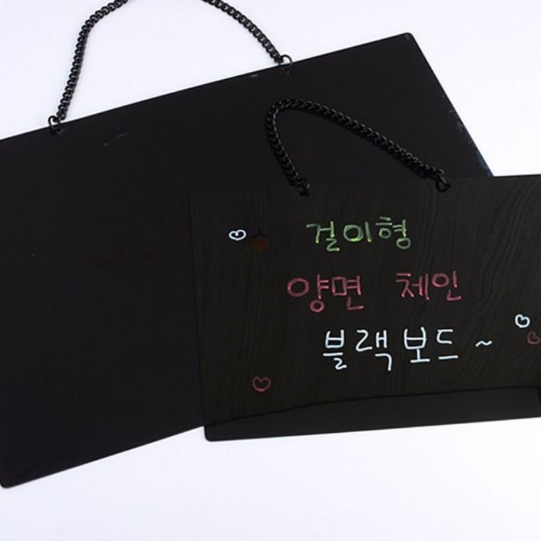 걸이형 양면 카페 안내판 메뉴판 음식점 블랙보드 매장 체인 칠판 흑칠판