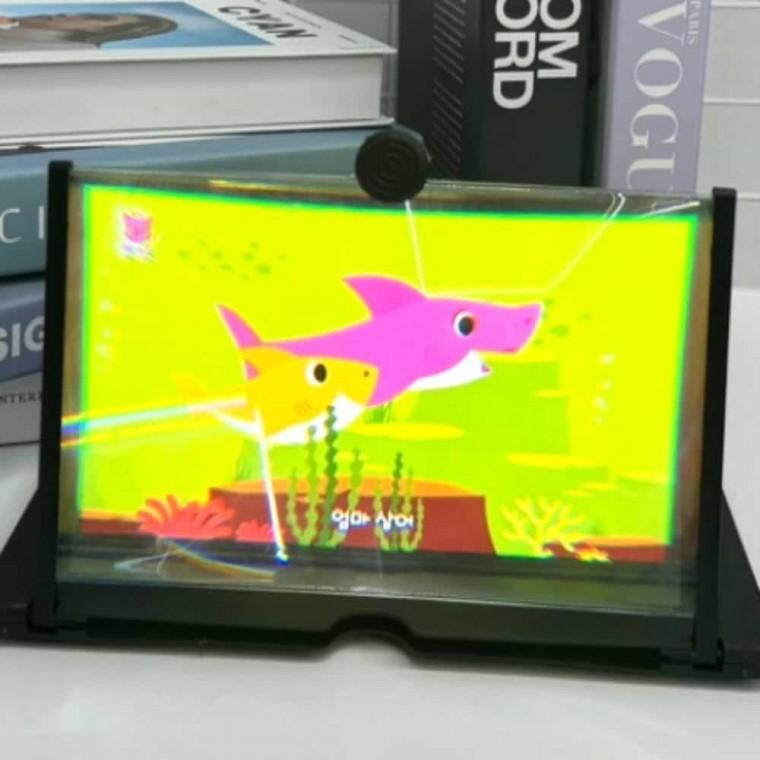스마트폰 화면확대 12cm 스마트폰확대스크린 핸드폰화면확대 폰화면확대거치대