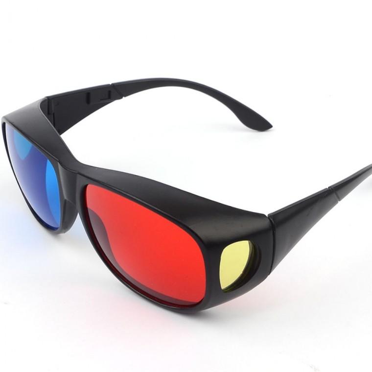 입체영상 안경 가벼운 블루레드 3D 좌우렌즈 영화관 편광 적청안경
