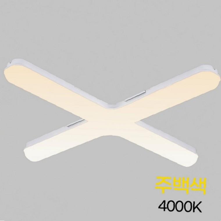 60WLED등 일체형LED등 LED 십자등 60W 주백