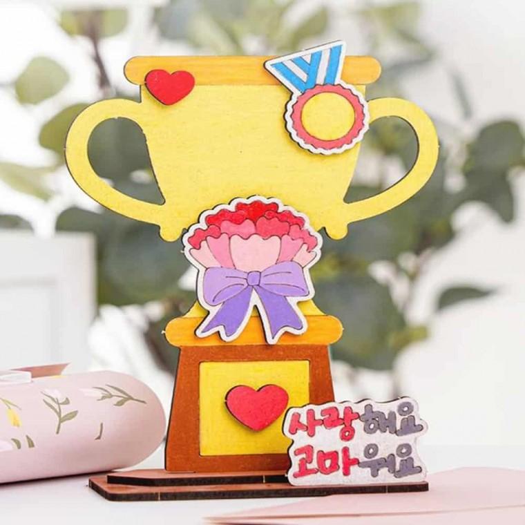 감사 트로피 만들기 만들기키트 만들기재료 학교만들기 미술만들기키트 미술재료