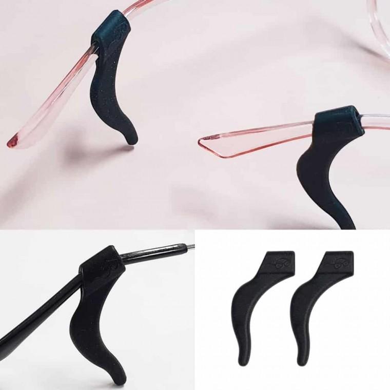 실리콘 안경다리걸이 블랙 안경다리커버 안경고정 논슬립 안경흘러내림 안경고정걸이
