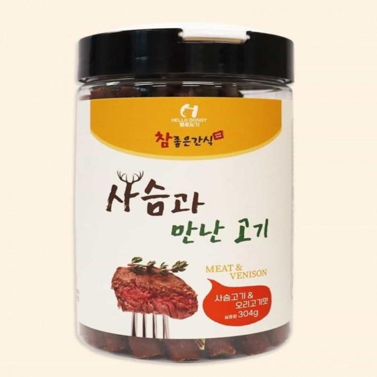 반려견 사슴고기 오리고기맛 간식 강아지용간식 강아지간식오리