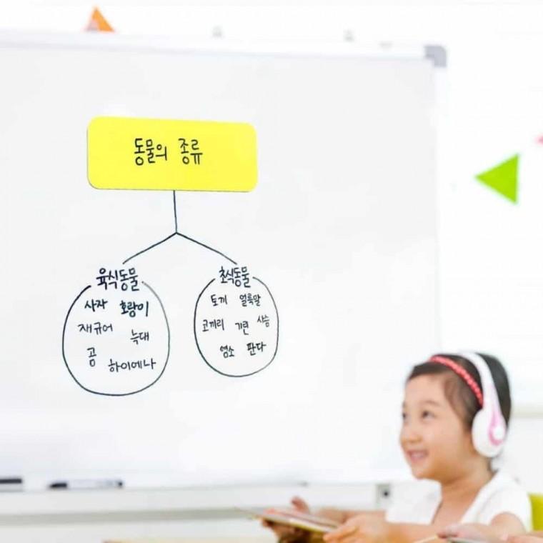 자석 메모보드 (노랑) 자석보드판 유아자석칠판 마그넷보드 어린이집환경판 칼라보드