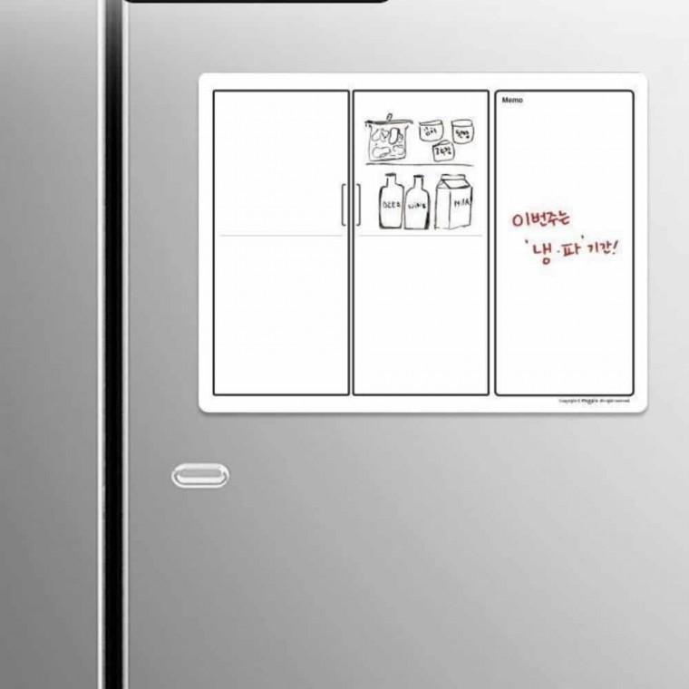 철제용 고무자석 보드 냉장고메모 메모판 탈부착메모보드 붙이는메모보드 메모지보드