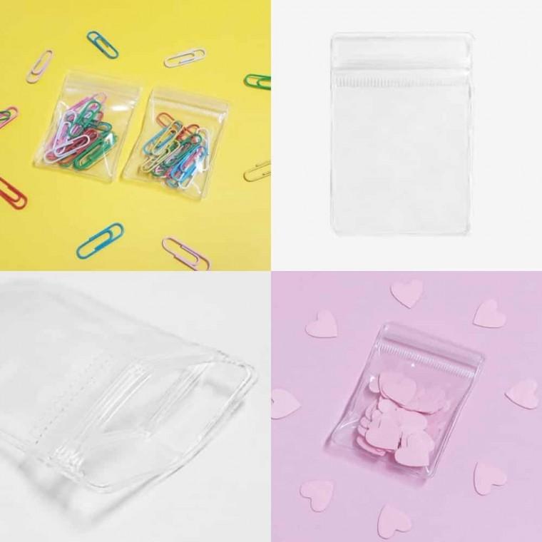 PVC 지퍼백 5x7cm 커피봉투 사료소분 투명지퍼백 원두봉투 귀여운지퍼백