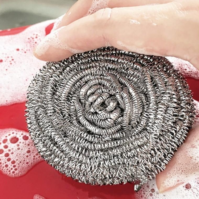 탄냄비 불판 무쇠팬 기름때 설거지 철 수세미 50g
