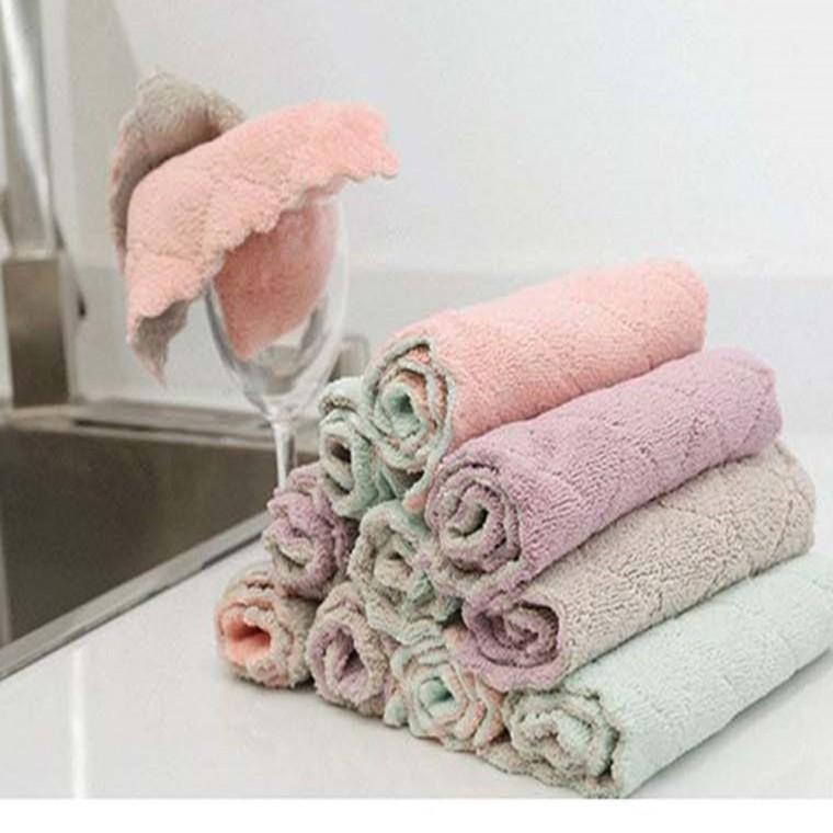 극세사 벨벳행주 양면 주방 행주 판촉물 대형 30x30
