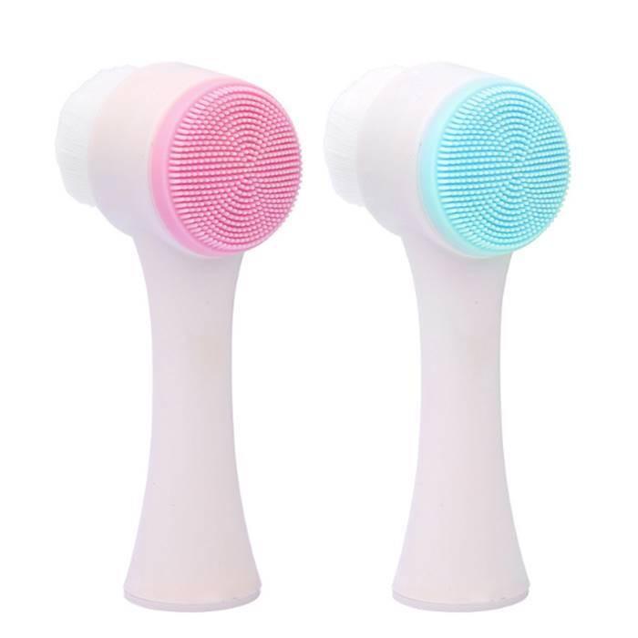 세안브러쉬 클렌징 모공 세안 솔 거품기 브러쉬 양면