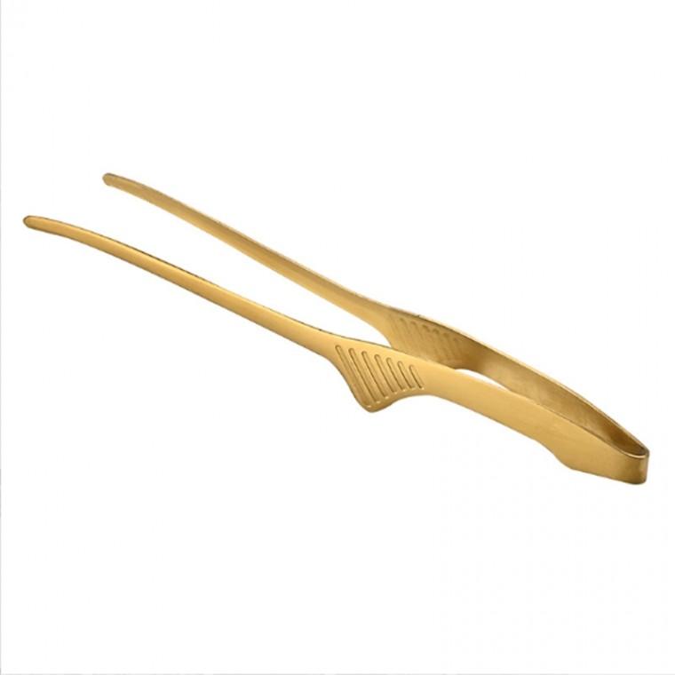 요리 캠핑 라면 고기 먹방 음식 집게 핀셋 골드색