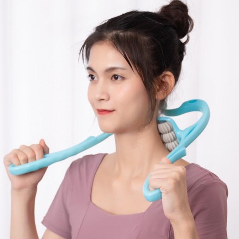 직장인 학생 목 어깨 뭉침 롤링 마사지기 6구