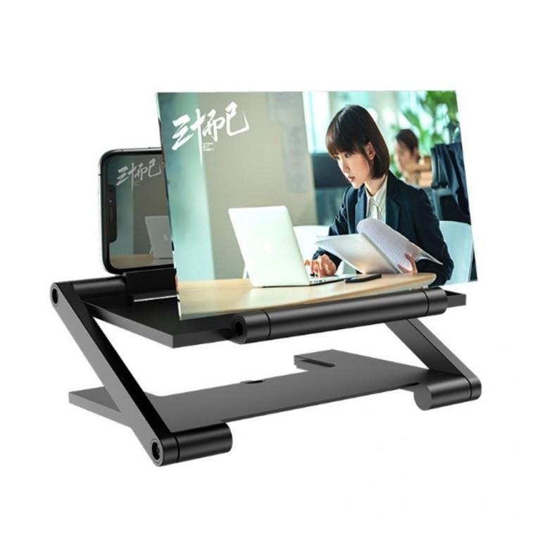높이조절 화면확대 휴대폰 스크린 확대경 거치대