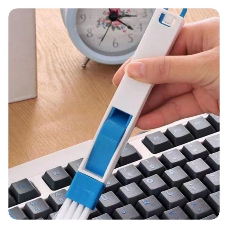 책상 키보드 샷시 창틀 창틈 미니 먼지 닦이 털이기