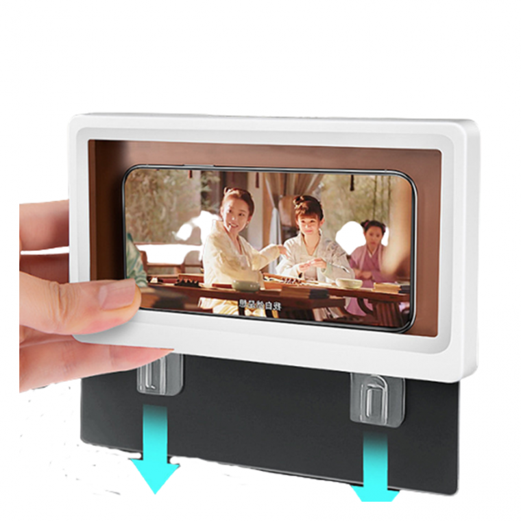 360도회전 방수 벽 주방 욕실핸드폰거치대