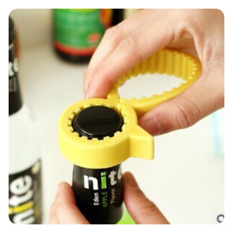 실리콘 다기능 쨈 뚜껑따기 오프너