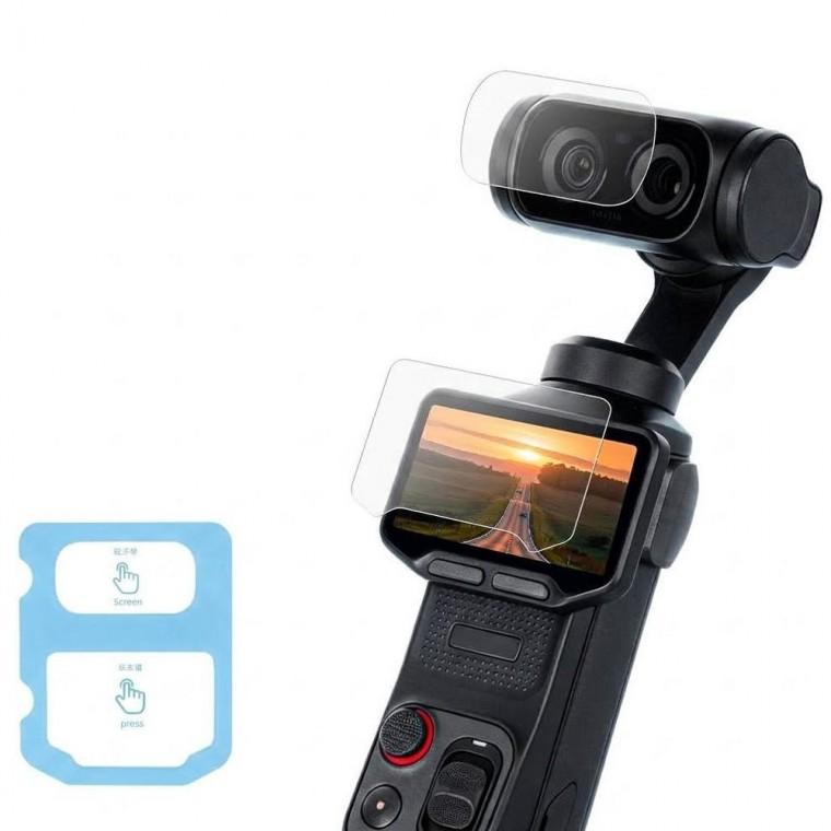 Insta360 Luna Ultra 전용 AR 저반사 증투 강화유리 렌즈액정 보호필름 부착 가이드 툴 인스타360 루나