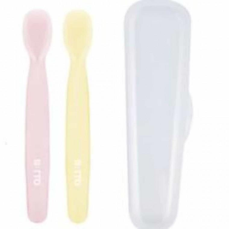 실리콘이유식스푼세트 한입스푼 숟가락세트 실리콘숟가락