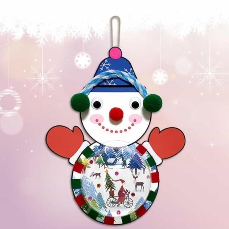 눈사람 걸이 미술만들기키트 다문화교육키트 미술수업재료